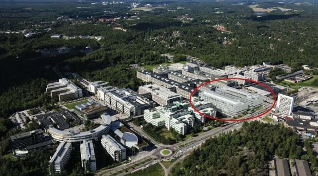 New research building in Huddinge