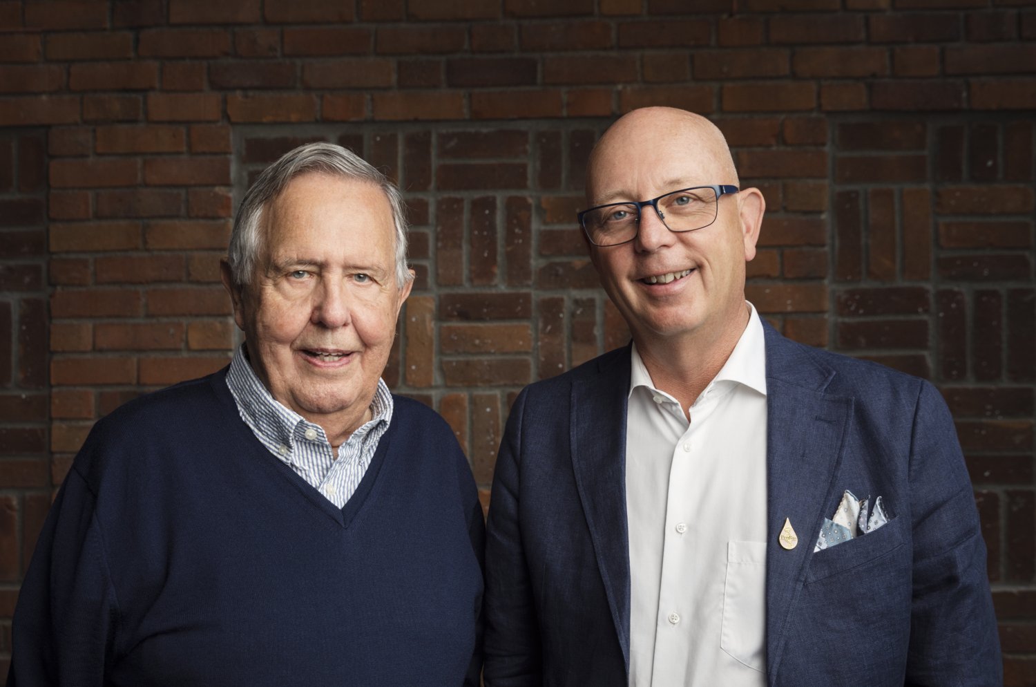 Donatorn Björn Gysell med KI-forskare.