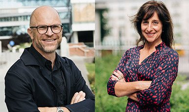 Anders Sondén och Anna Pettersson, foto av Erik Cronberg