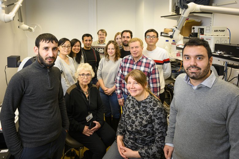 Photo of Anita Göndör's research group at the Department of Oncology-Pathology.