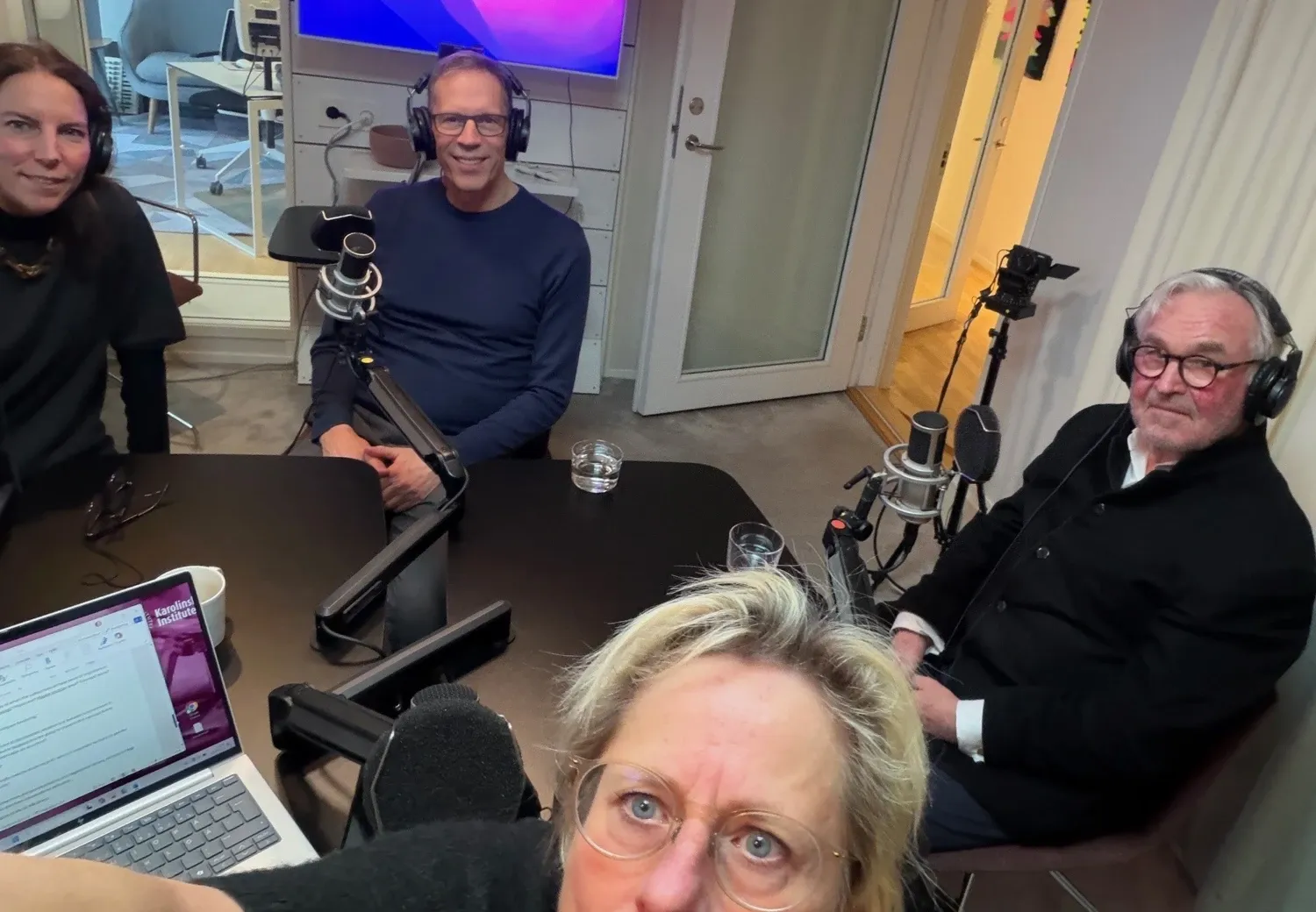 Anna Lantz, Thomas Perlmann, Sven Hagströmer och Katarina Amcoff.