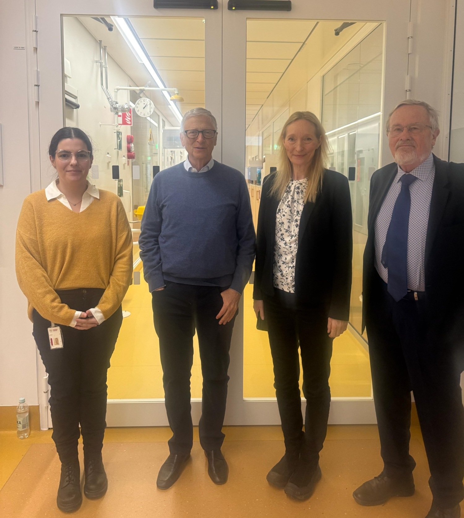 Ana Rita Narciso, Bill Gates, Birgitta Henriques-Normark och Staffan Normark