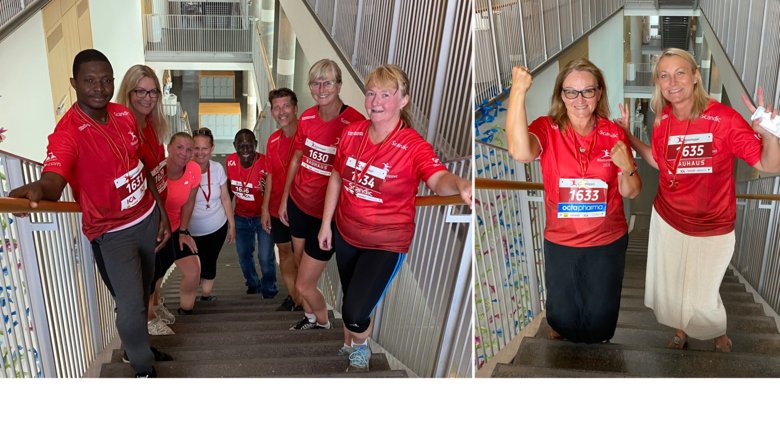 NVS medarbetare på D3 som deltog i Blodomloppet på hemmaplan den 13 augusti 2020