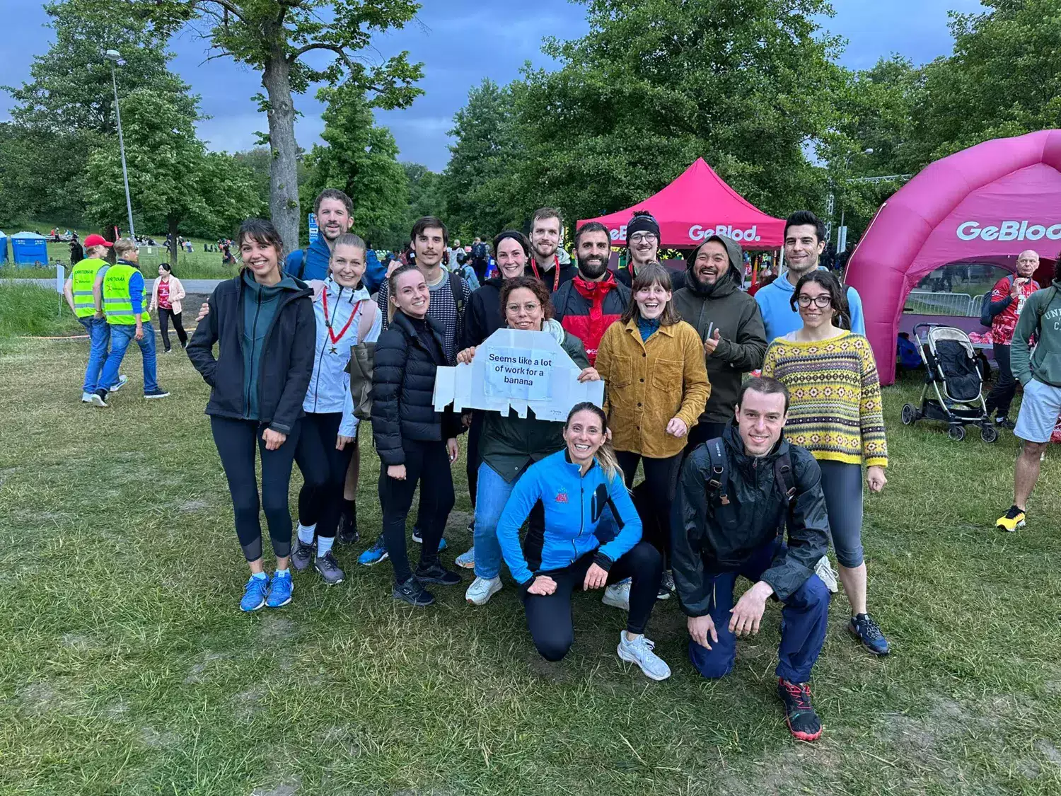 gruppfoto från Blodomloppet 2024