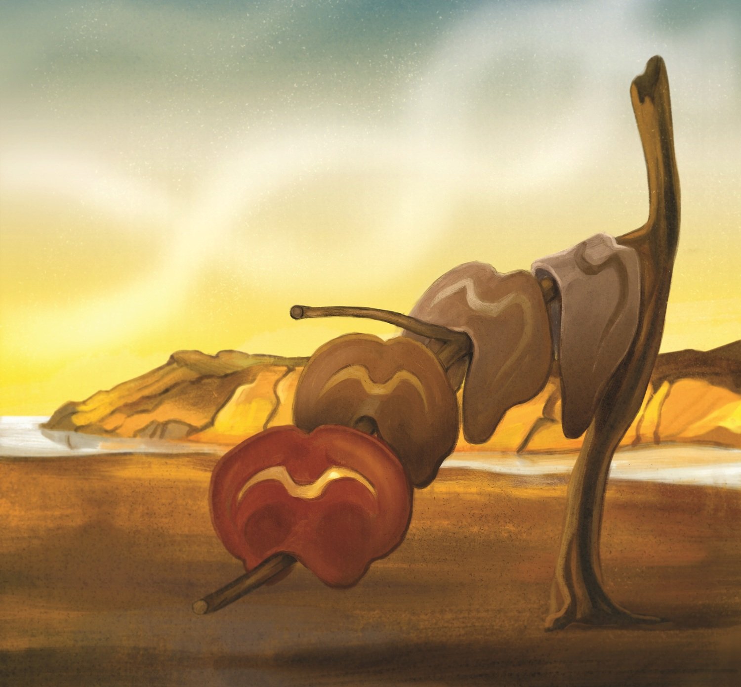 Illustration av hjärnans fluiditet