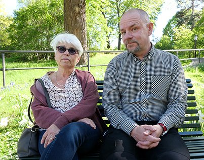 Carol Tishelman och Andreas Andersson. Photo: Johanna Sjöblom.