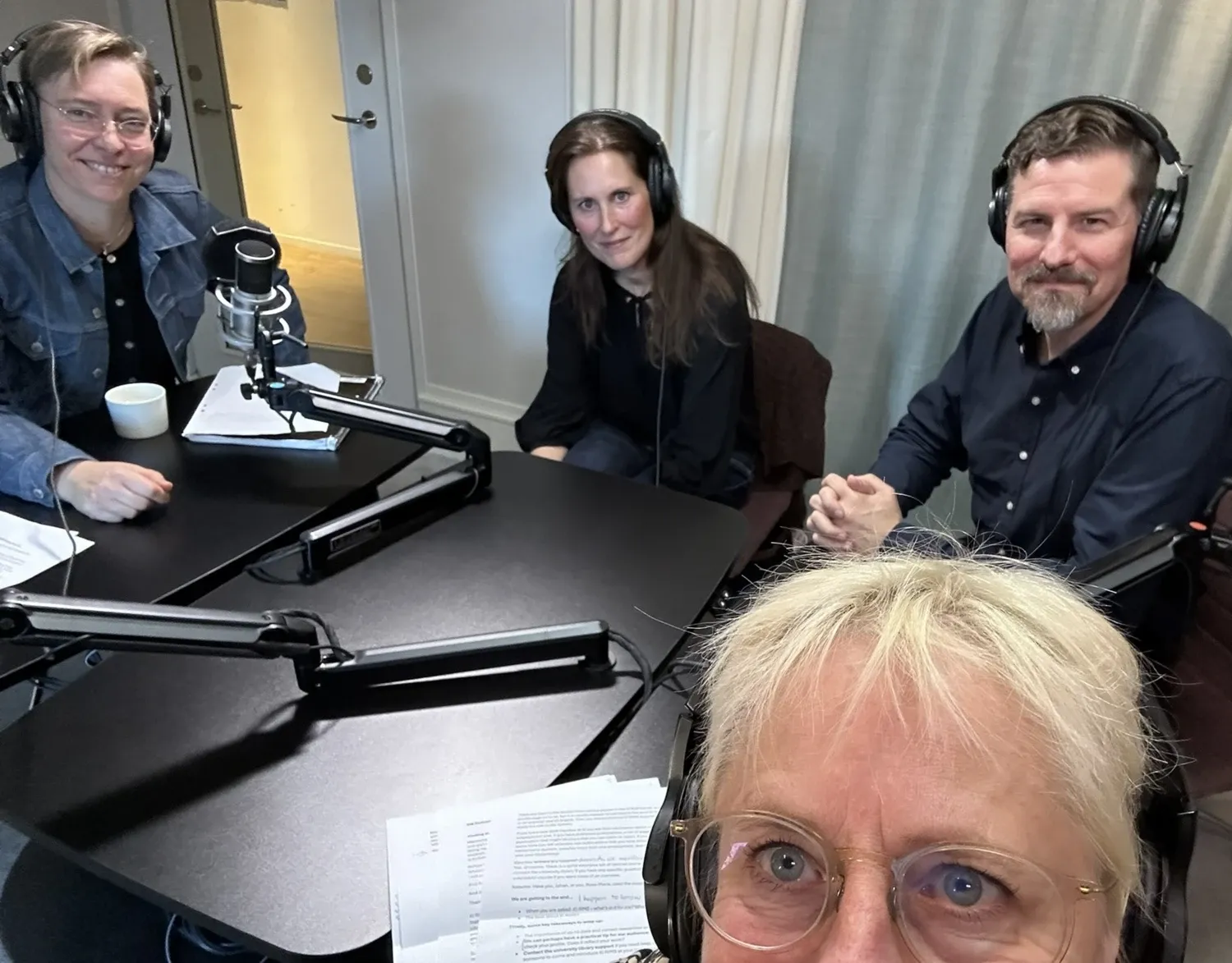 KIBpodden: Catharina Rehn, Rose-Marie Karlsson, Johan Lundström, Katarina Amcoff.