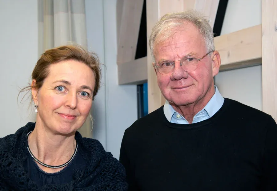 Porträtt av Cecilia Odlind och Stefan Arver
