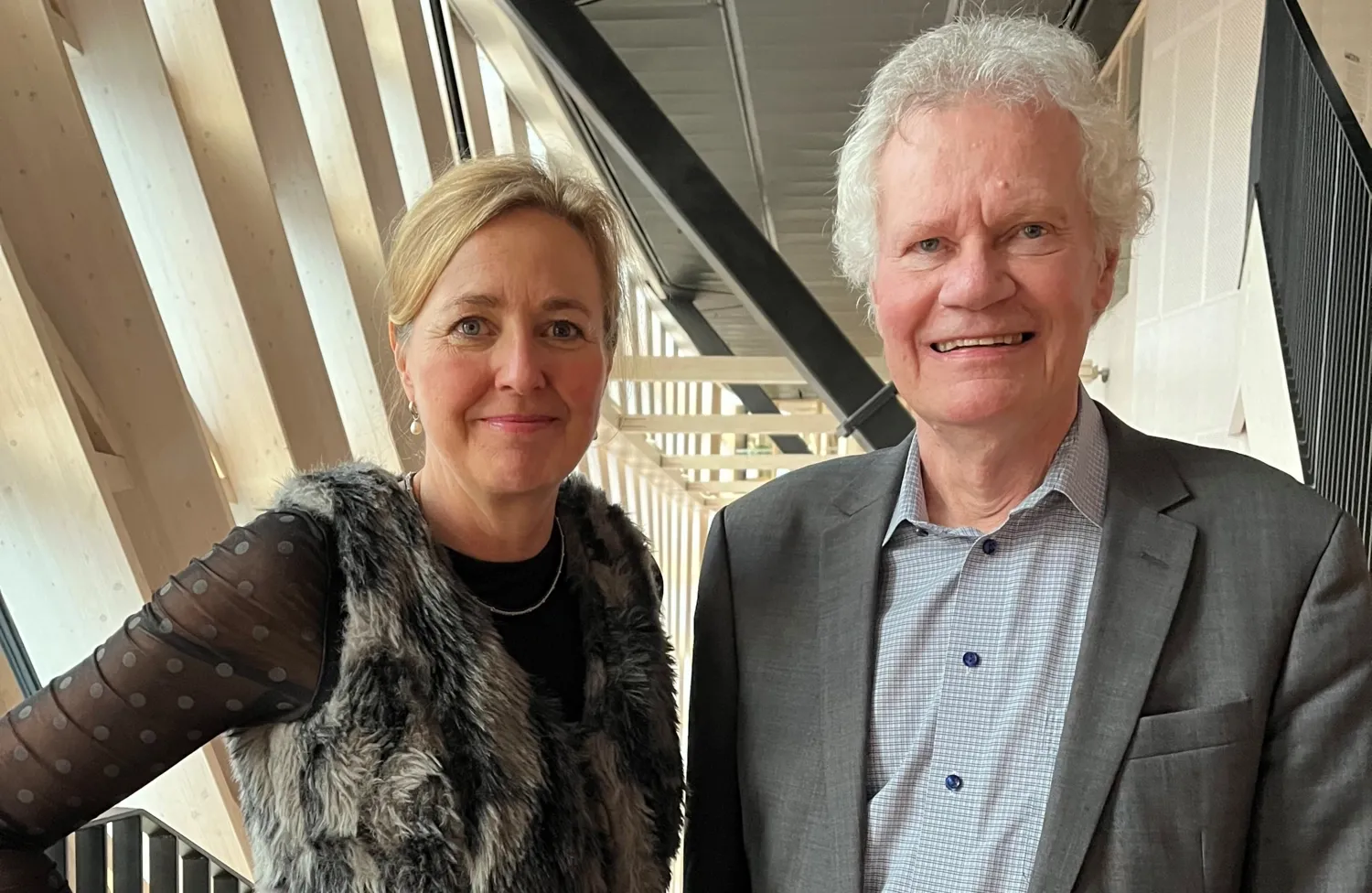 Cecilia Odlind och Björn Klinge. Foto: Ola Danielsson.