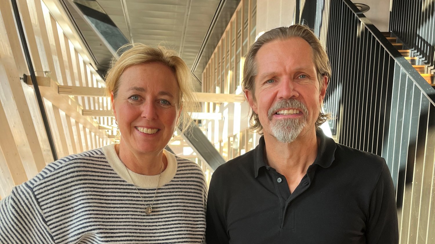 Porträtt av Cecilia Odlind och Sven Bölte