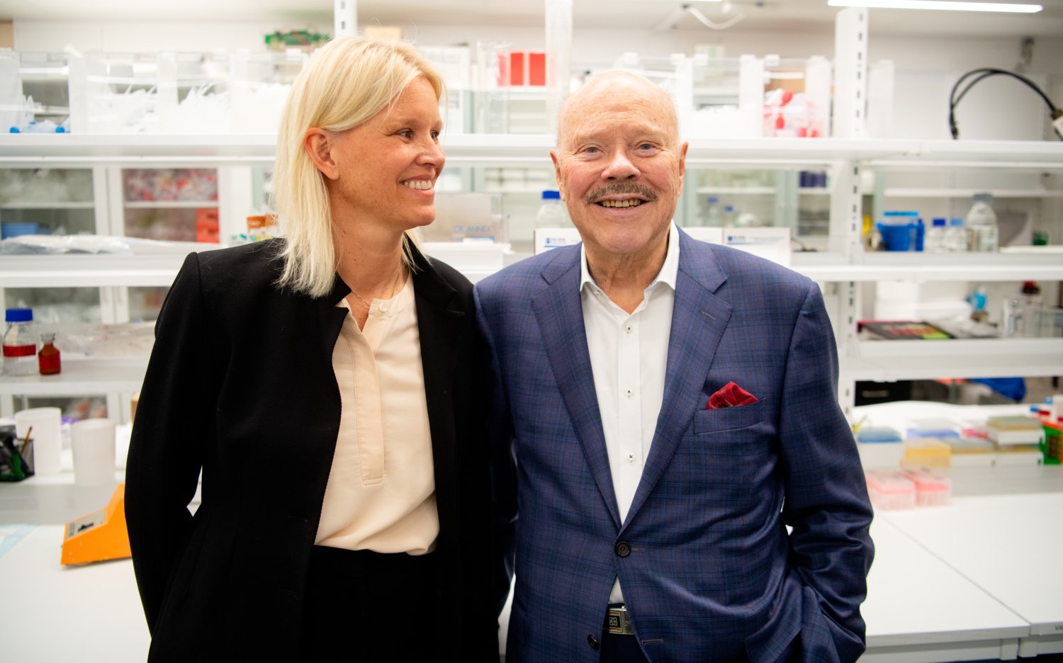 Ulrika Lundblad och Leif Lundblad.