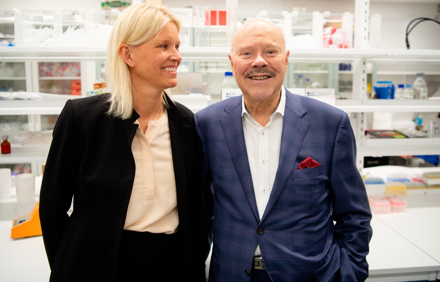 Ulrika Lundblad och Leif Lundblad.