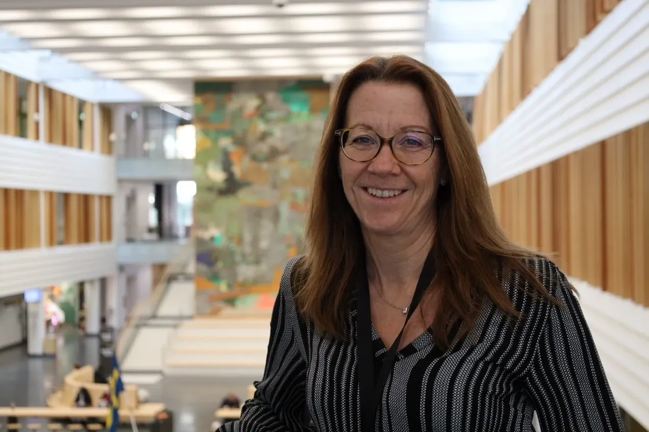 Porträtt av Elisabeth Rydwik, avdelningen för fysioterapi, NVS.