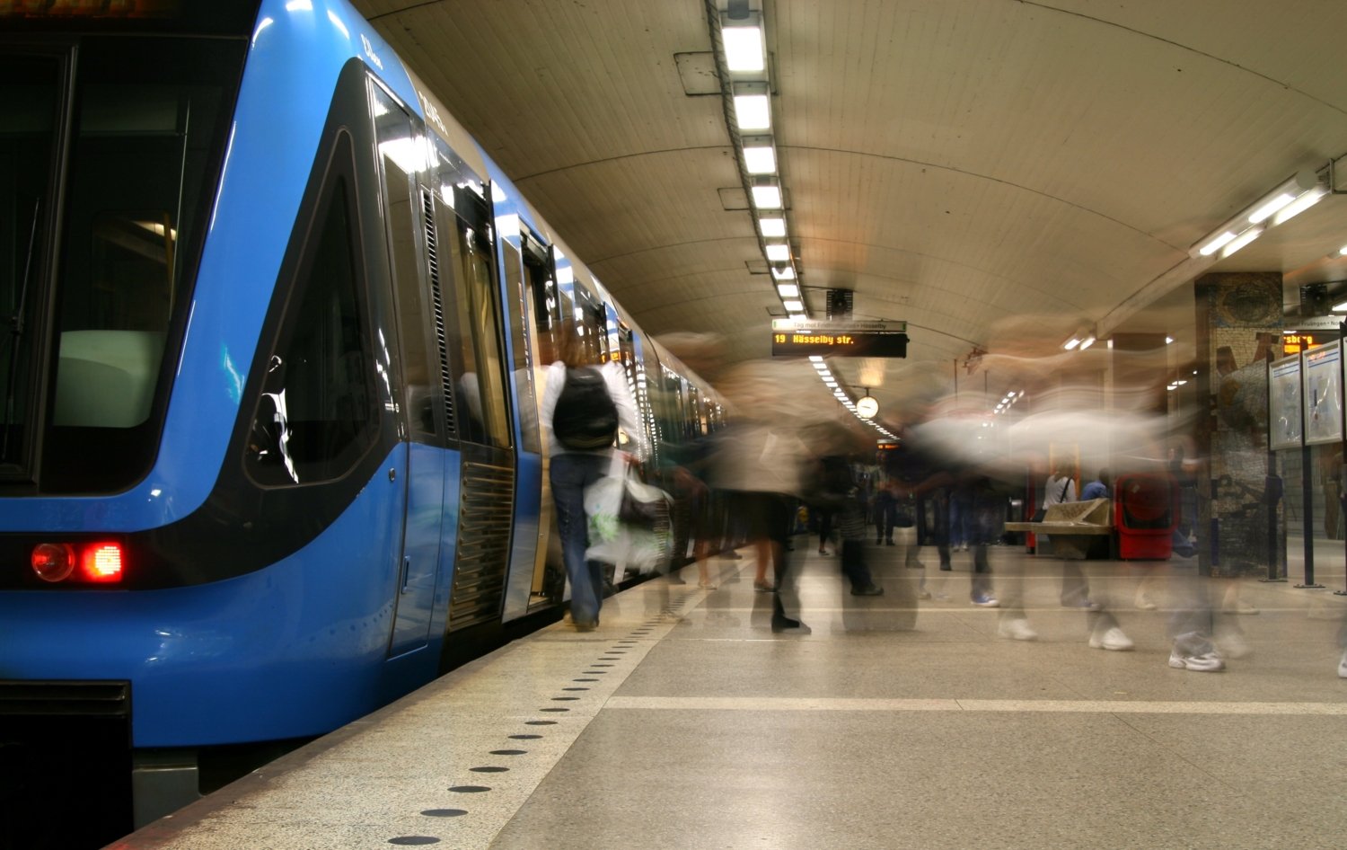 Stockholms tunnelbana.
