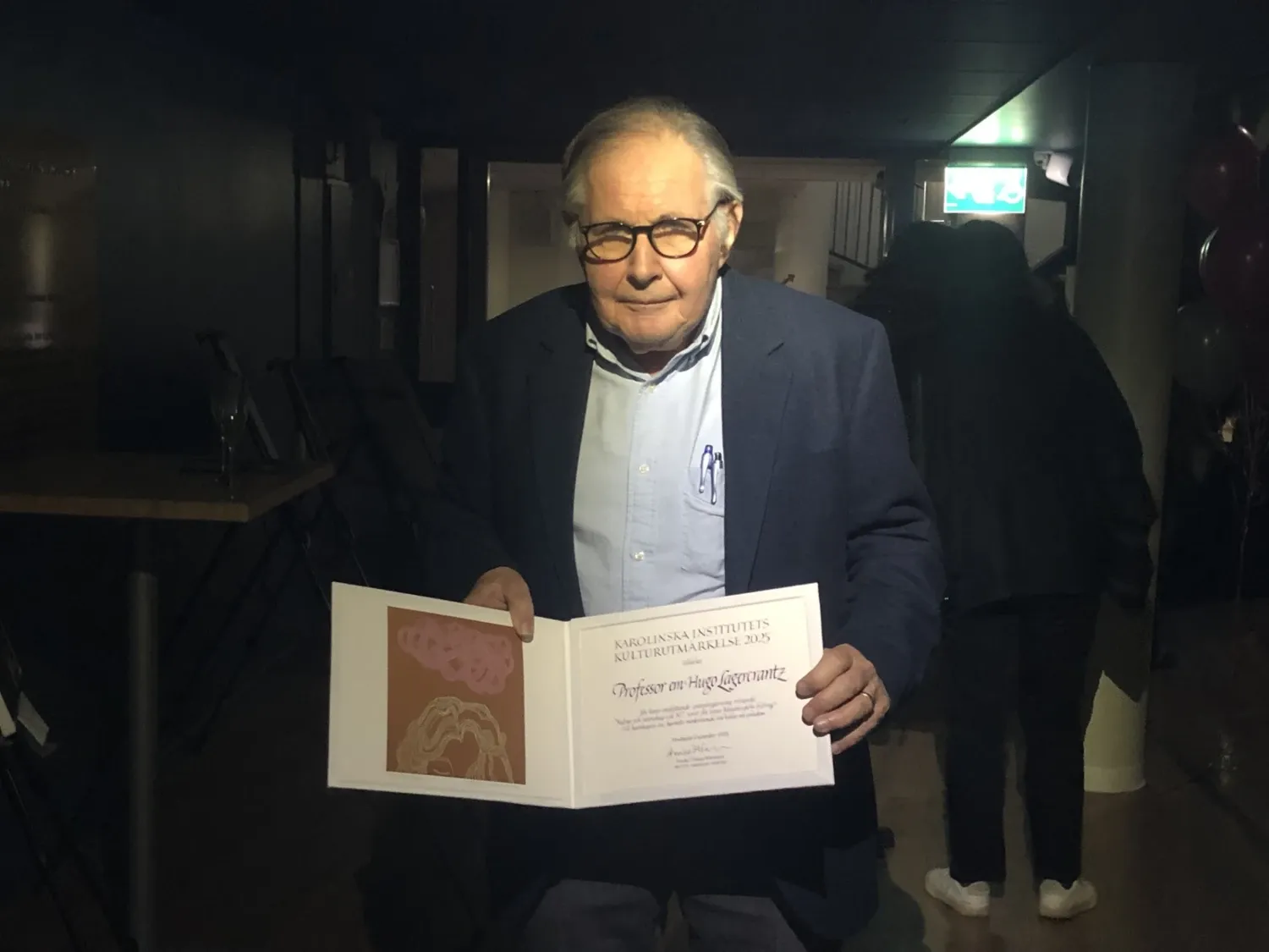 Hugo Lagercrantz får 2025 års KI:s kulturpris