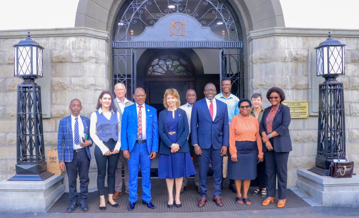 KI President Annika Östman Wernerson met with Barnabas Nawangwe, Vice Chancellor of Makerere University.