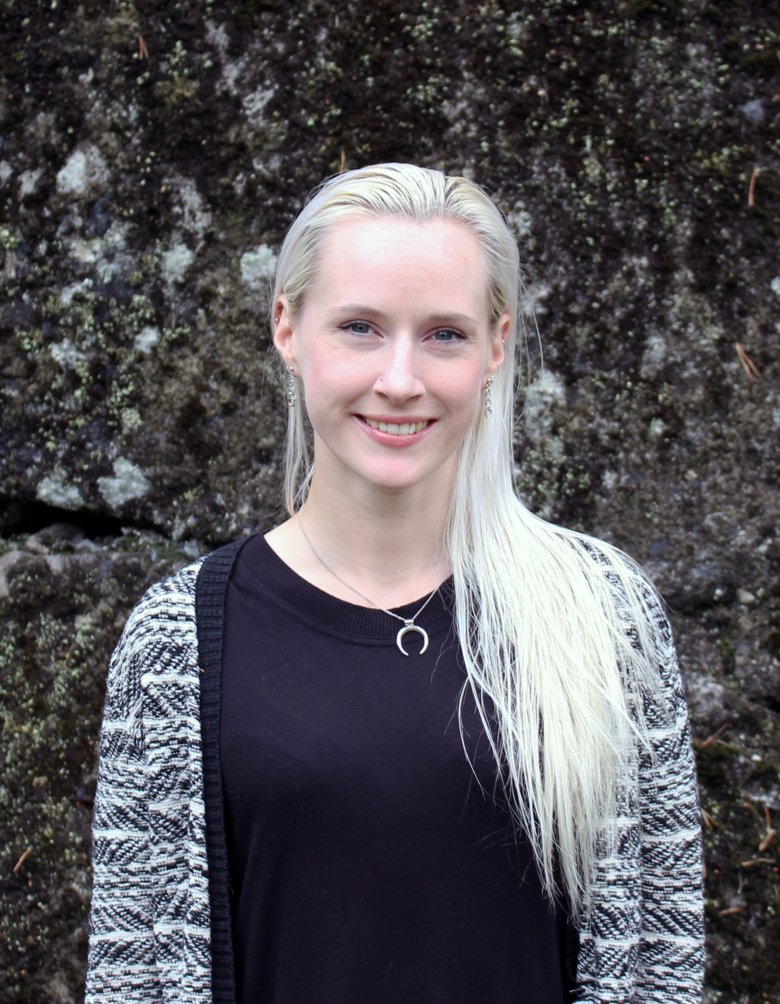 Porträttbild av Therese Johansson, doktorand vid avdelningen för omvårdnad, NVS.