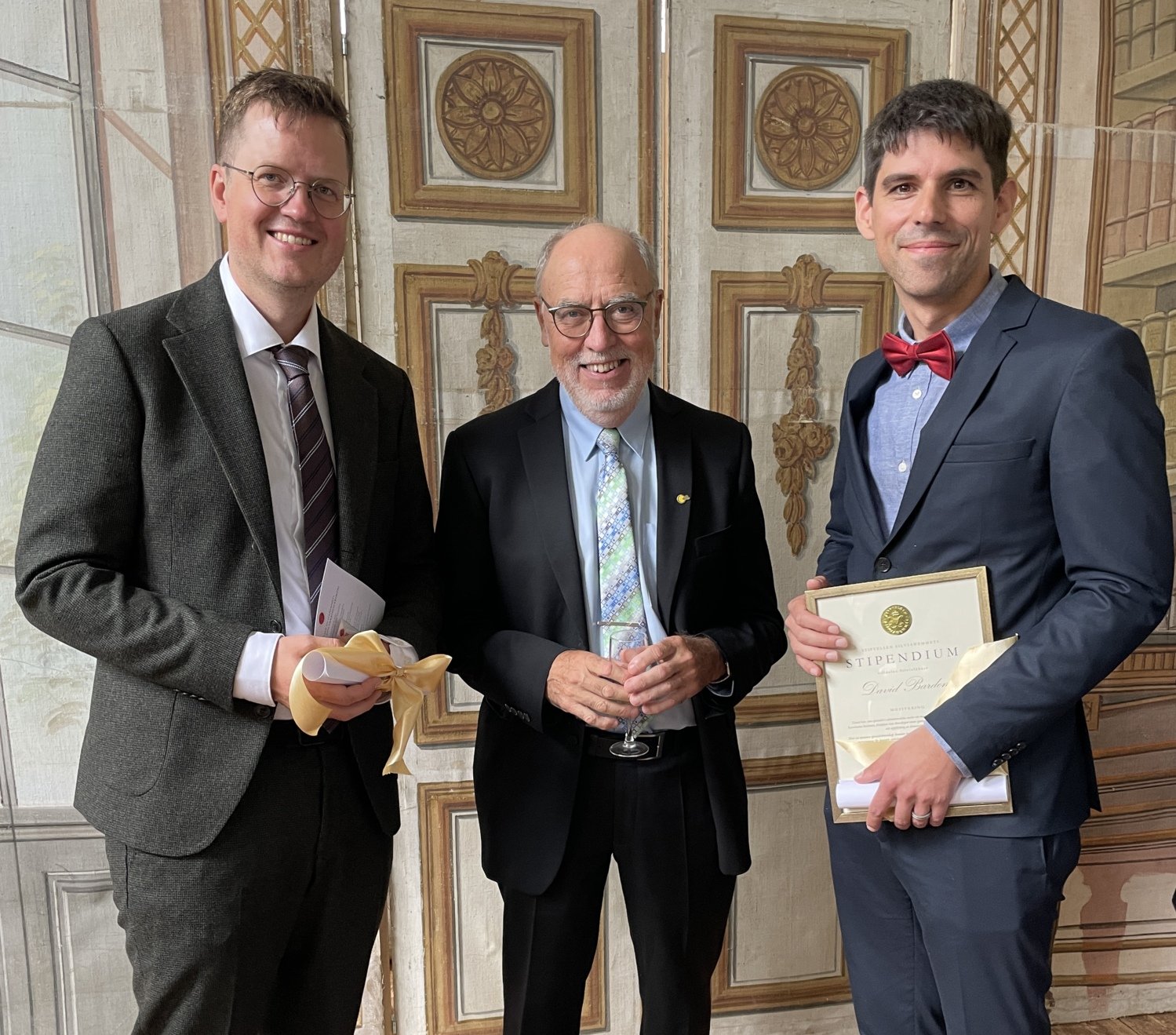Från höger, David Bardens, specialistläkare och Silivaläkare, Lars-Olof Wahlund, professor och kursledare och Johan Schill, psykiatriker och Silvialäkare