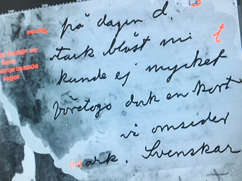 Utdrag ur en dagbok, polarfararen Andrées sista anteckningar.