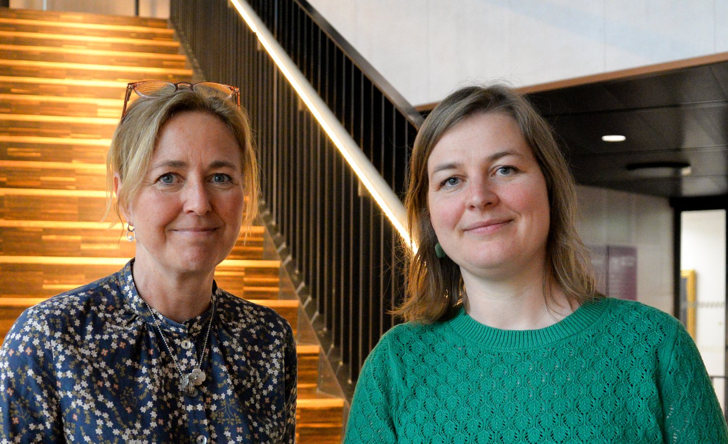 Porträtt av Cecilia Odlind och Janina Seubert