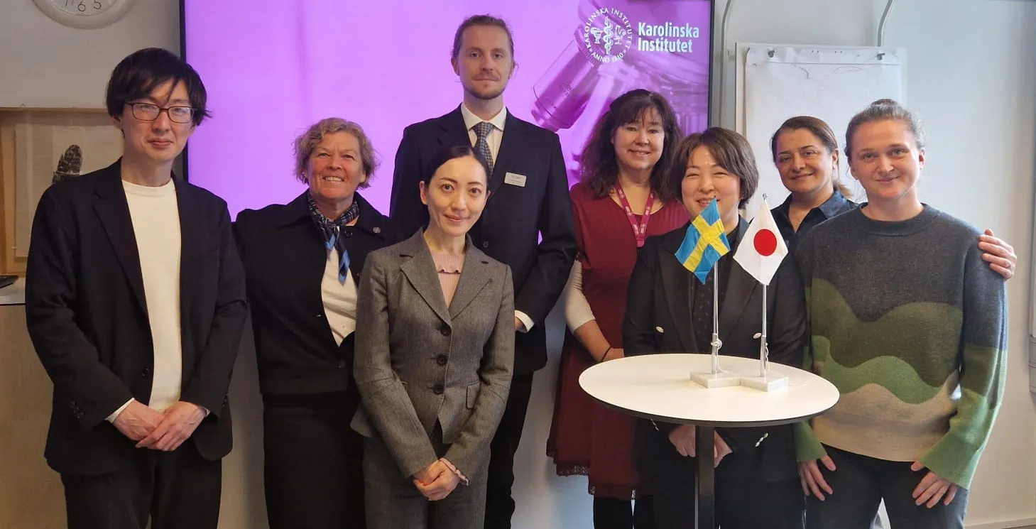 Bilder från Tokyo Metropolitan University's (TMU) besök hos NVS, mars 2026