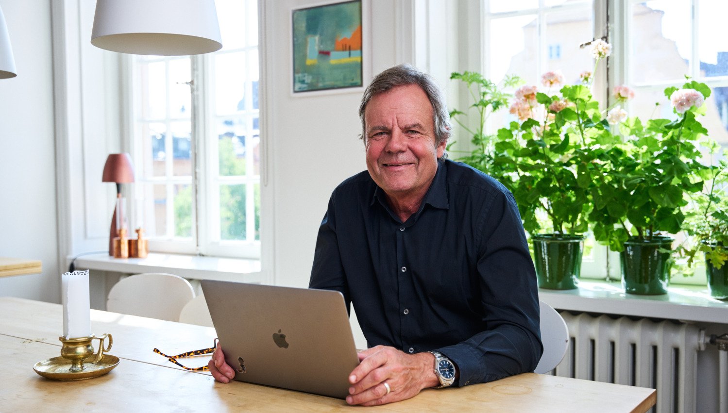 Porträtt på Johan Björkegren