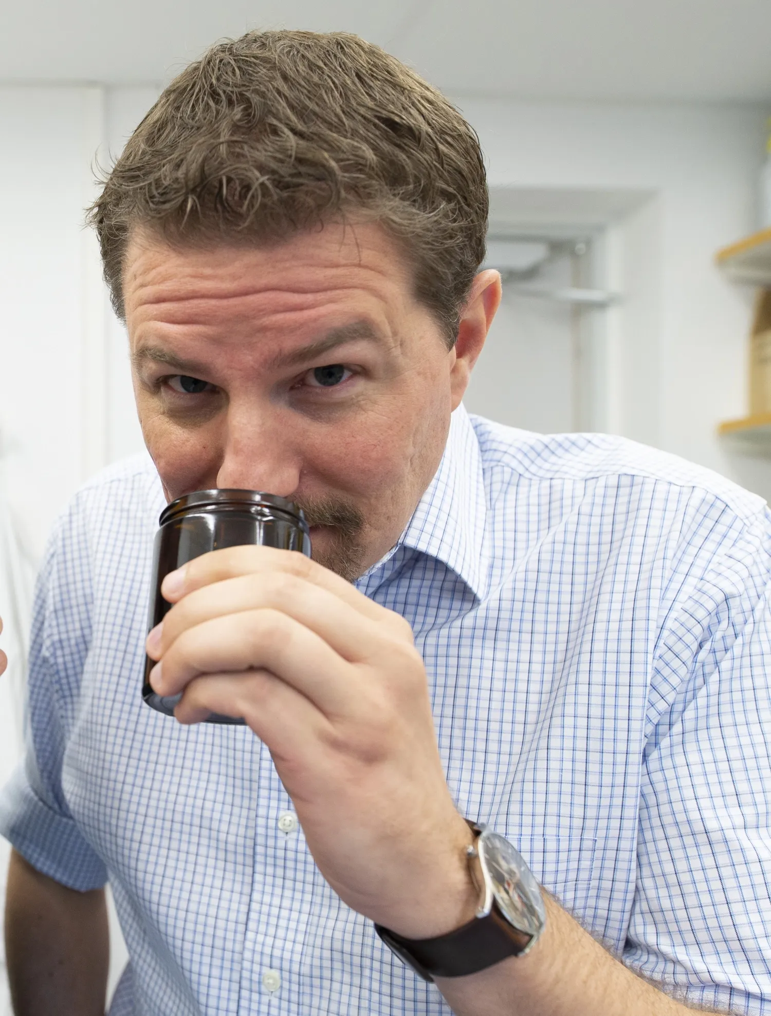 Johan Lundström, luktforskare vid institutionen för klinisk neurovetenskap. Foto: Andreas Andersson.