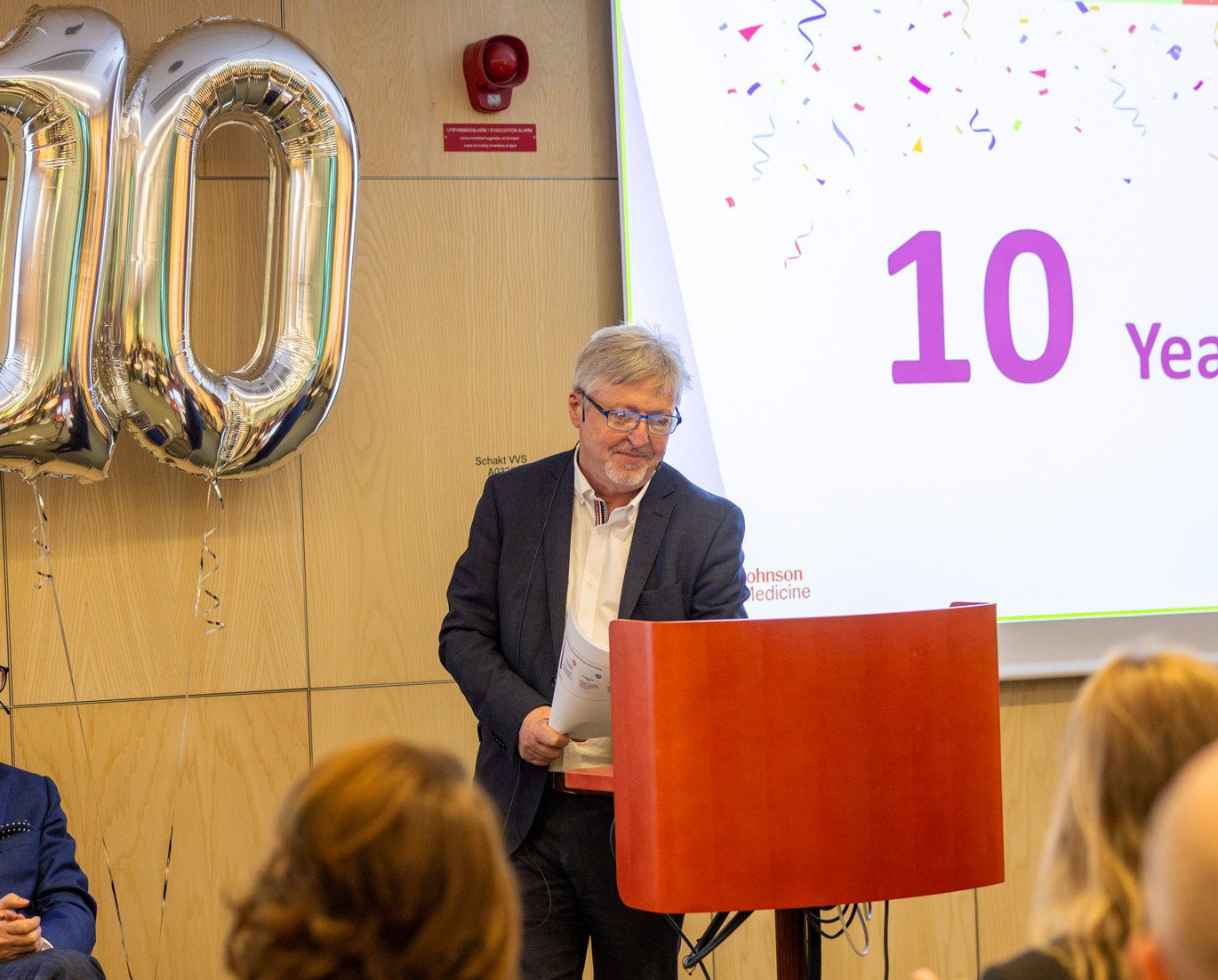 Samarbetet med J&J firades med en välbesökt konferens.
