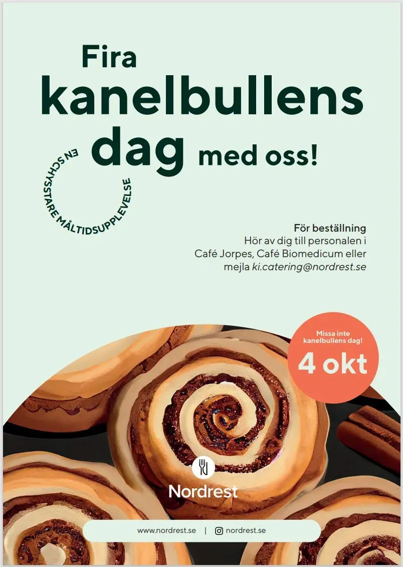 Fira kanelbullens dag med Nordrest.