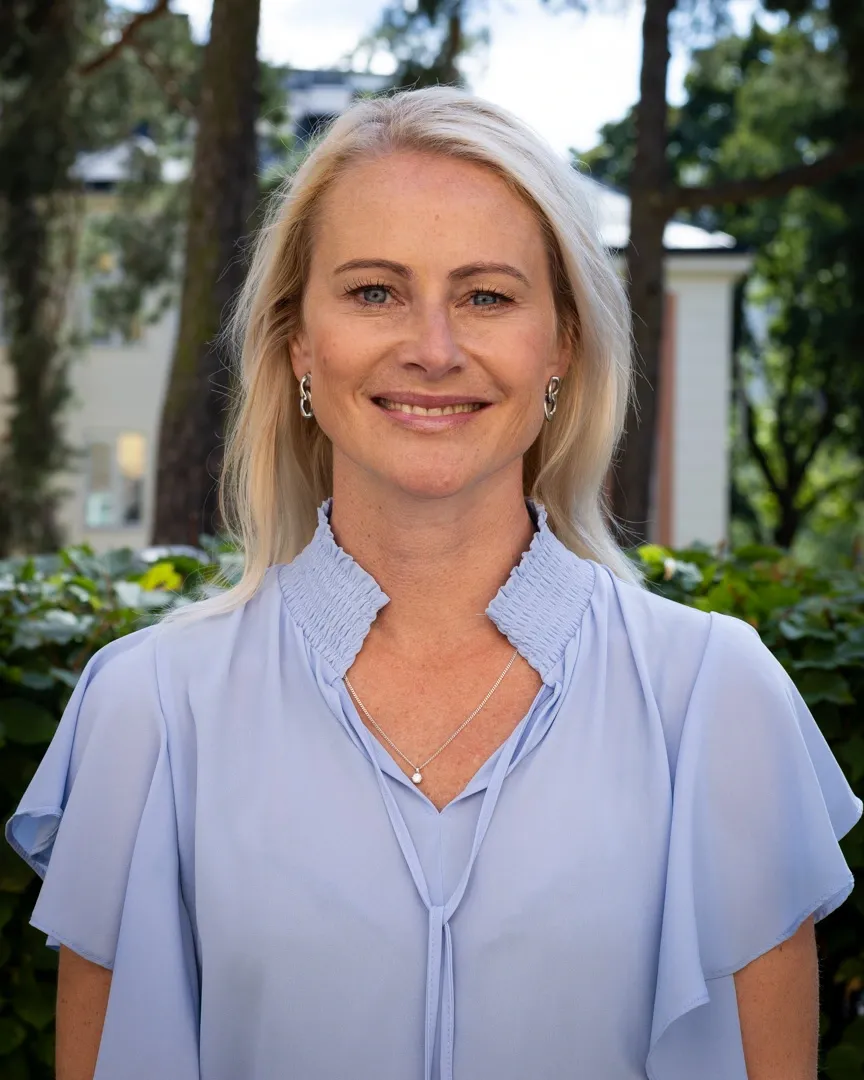 Porträtt av Karin Dembrower.
