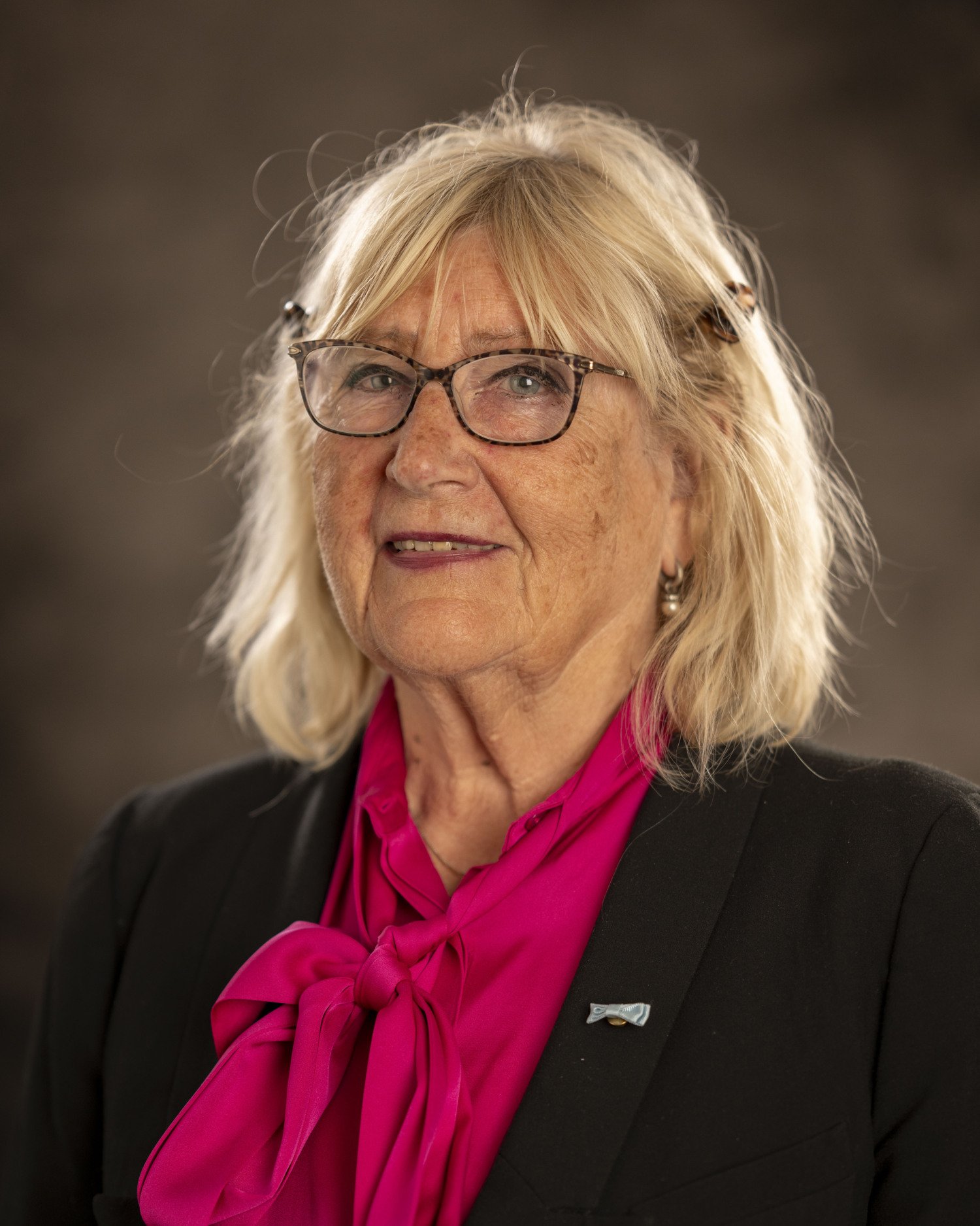 Porträtt av Karin Schenck-Gustafsson, en av fyra mottagare av stora silvermedaljen 2024.