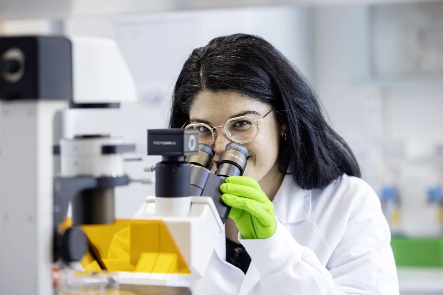 Detaljbild från labb