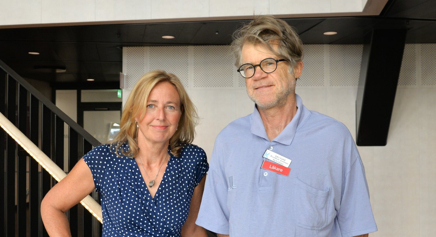 Porträtt av Cecilia Odlind och Lars Lund