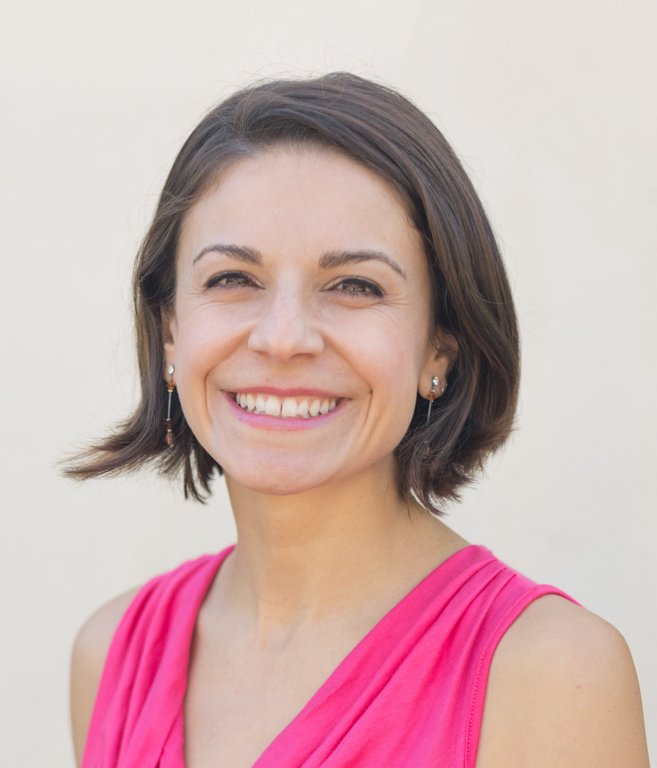 Porträtt av en kvinna.