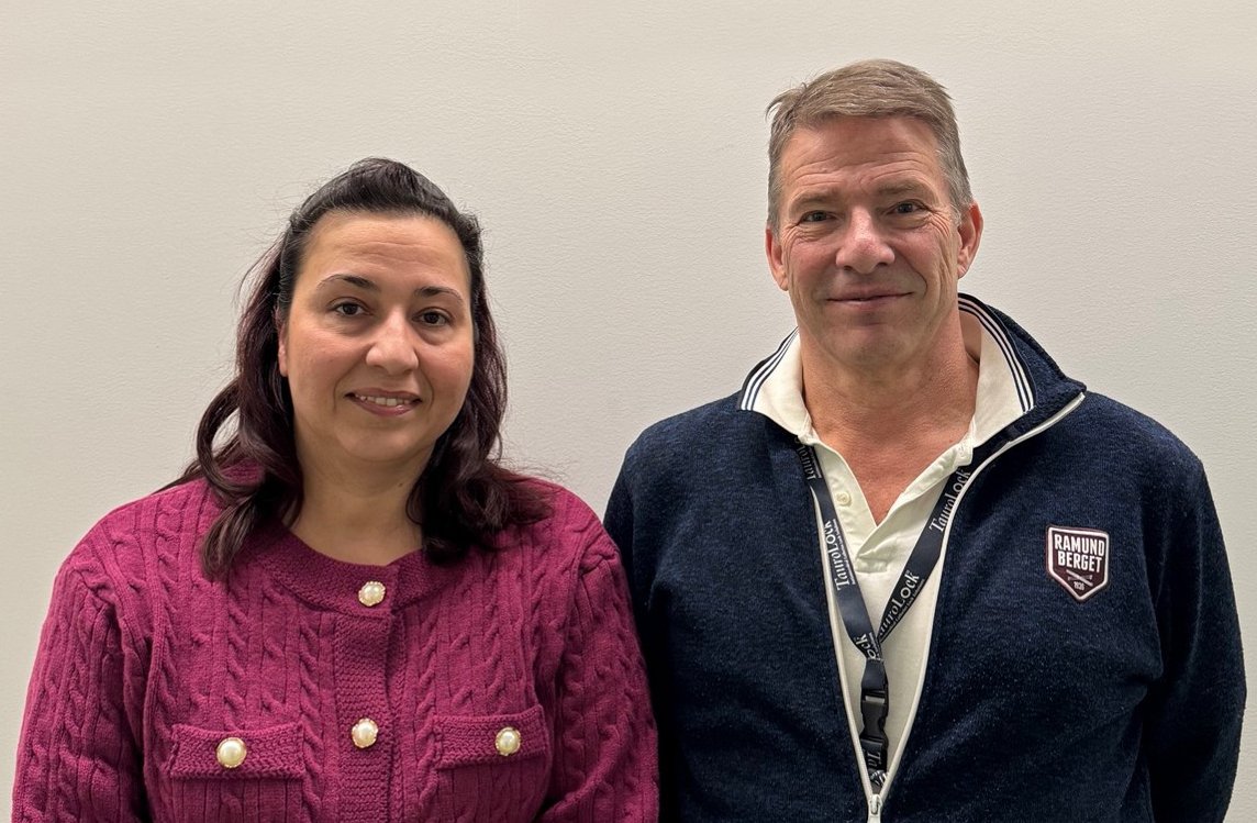 Porträtt av två forskare