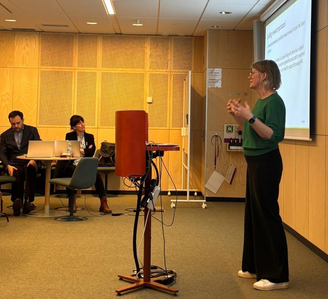 Maria Flink presenterar WP8