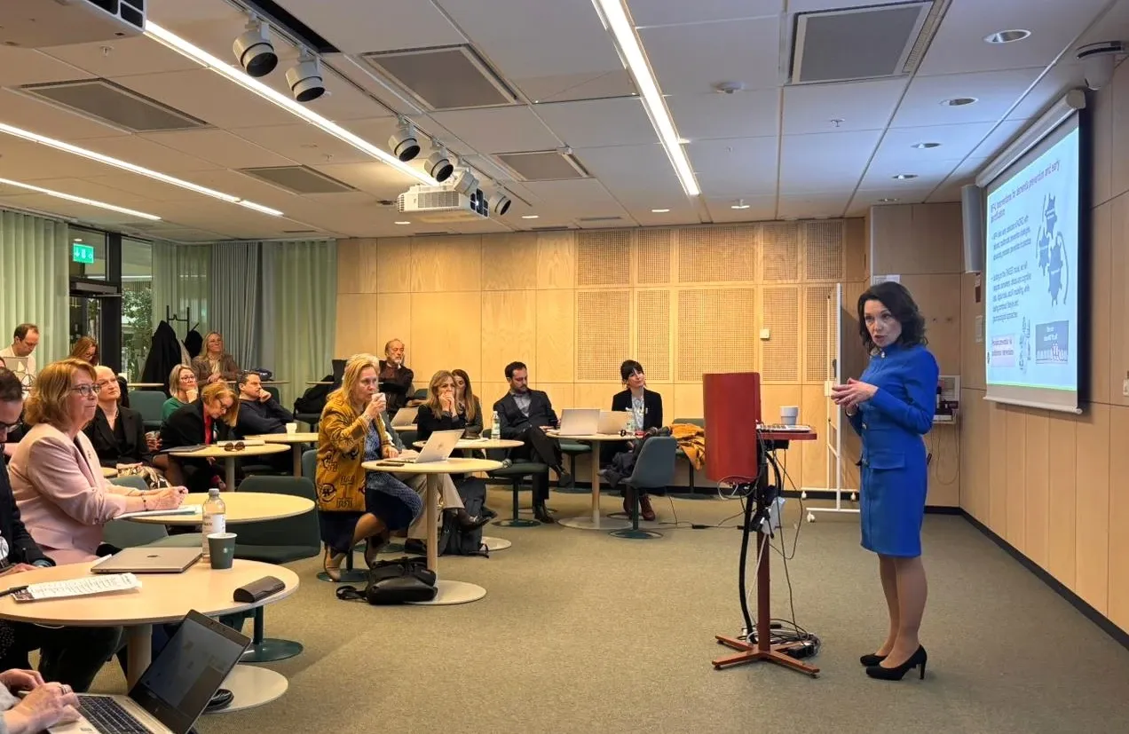 Miia Kivipelto presenterar WP4.