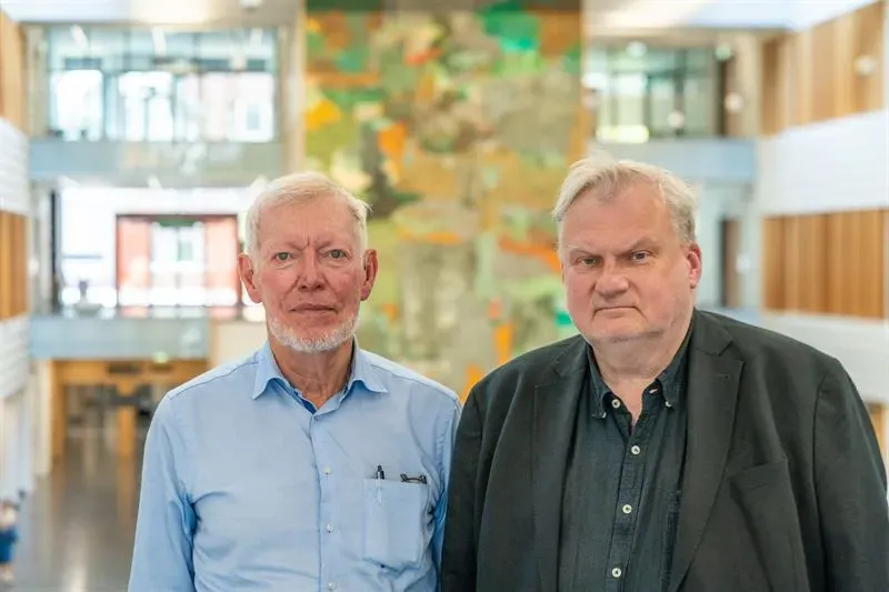 Gruppbild på Ola Brodin och Mikael Björnstedt.