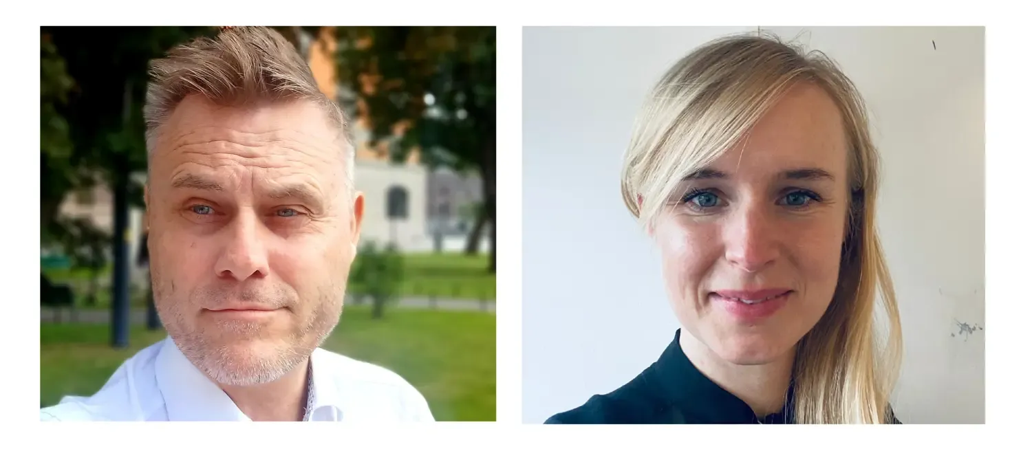 Niklas Långström och Ida Mälarstig,