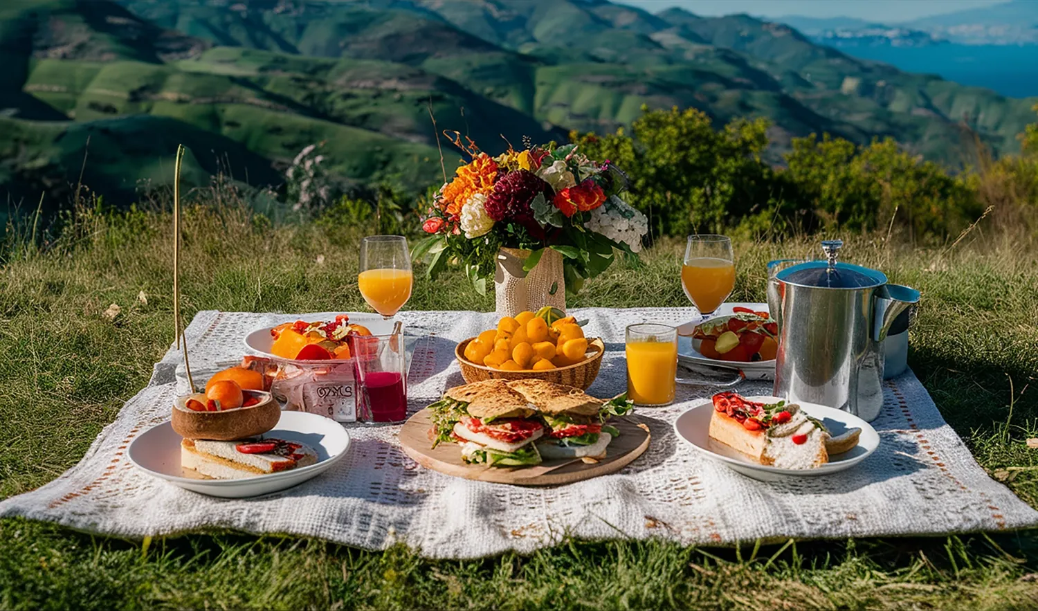 Picknick i det gröna