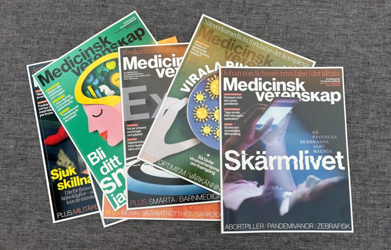 Flera ex av tidningen Medicinsk Vetenskap
