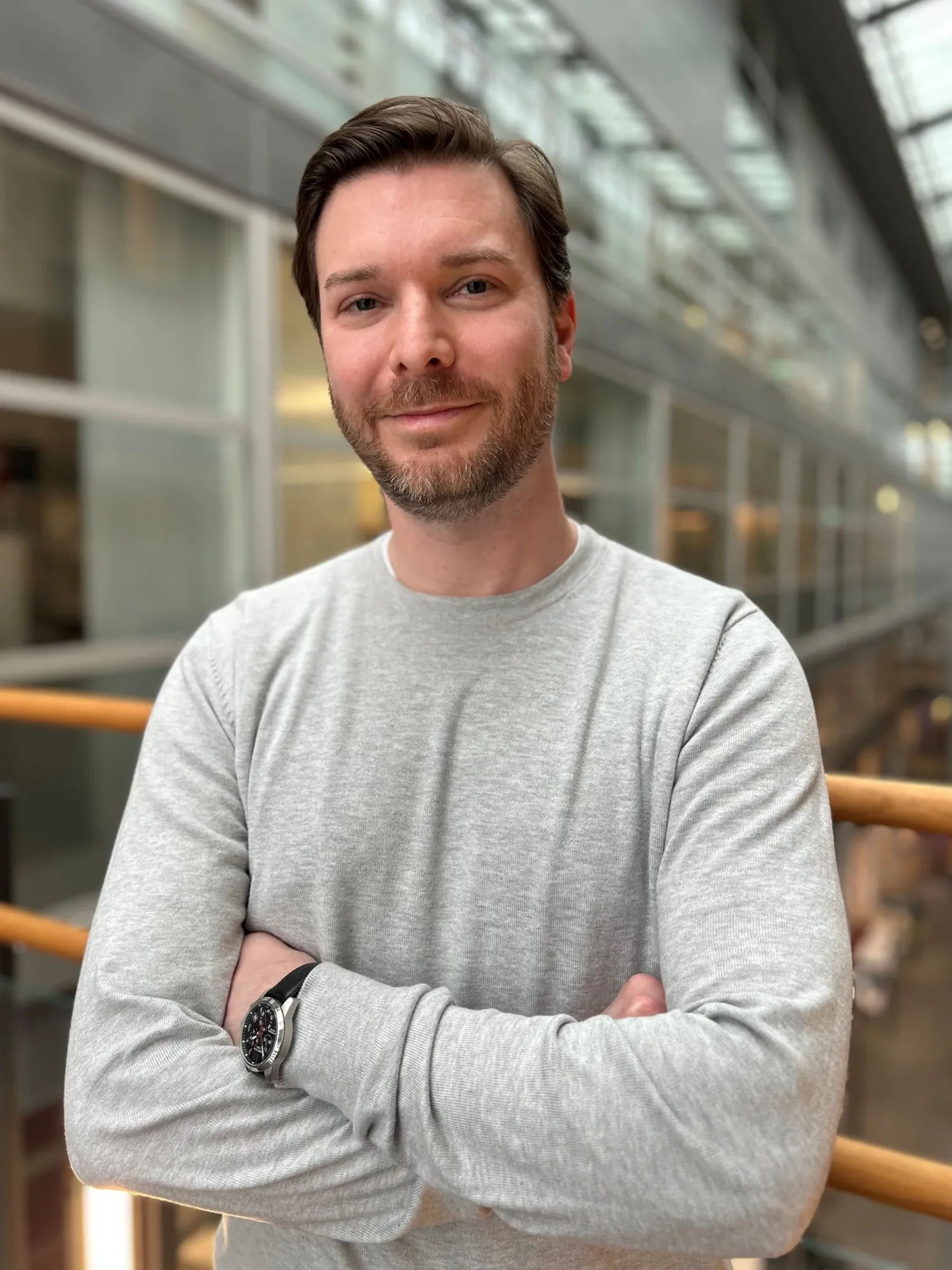 Porträttbild på Victor Hansson, institutionen för laboratoriemedicin.