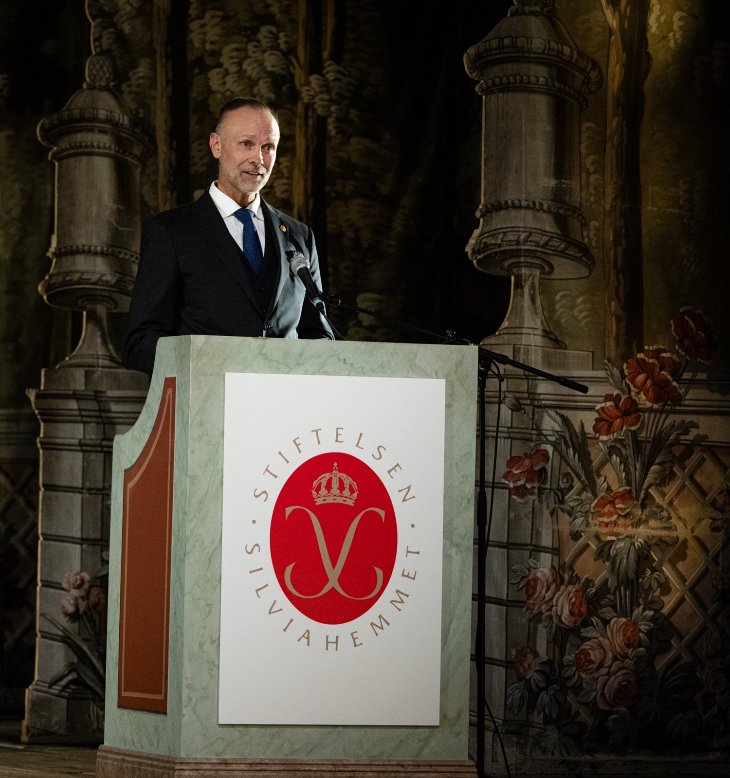 Martin Bergö vid ceremonin