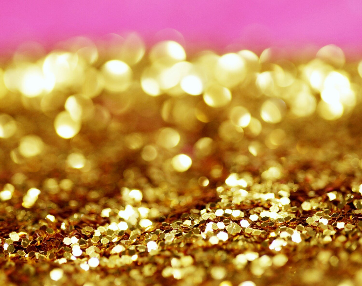 Golden glitter.