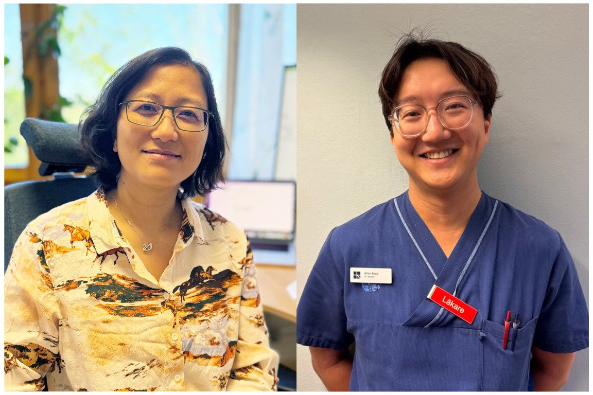 en kvinna och en man