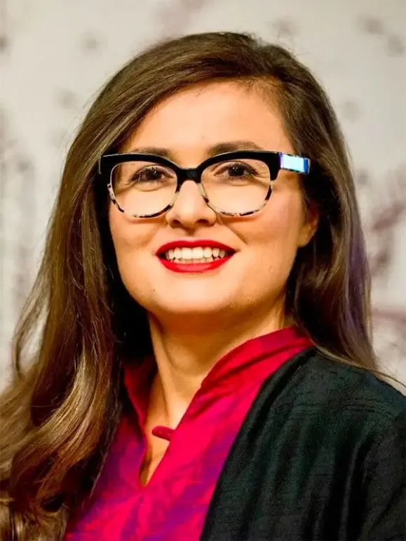 Profilbild av en kvinna