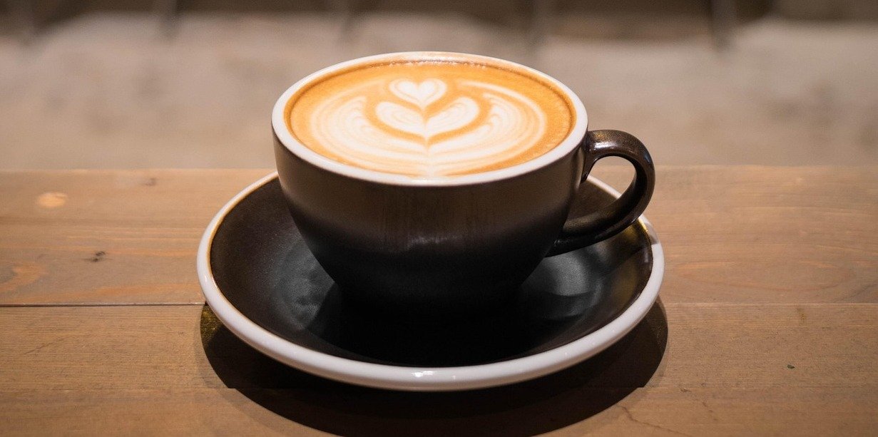 Kaffekopp med cappuccino