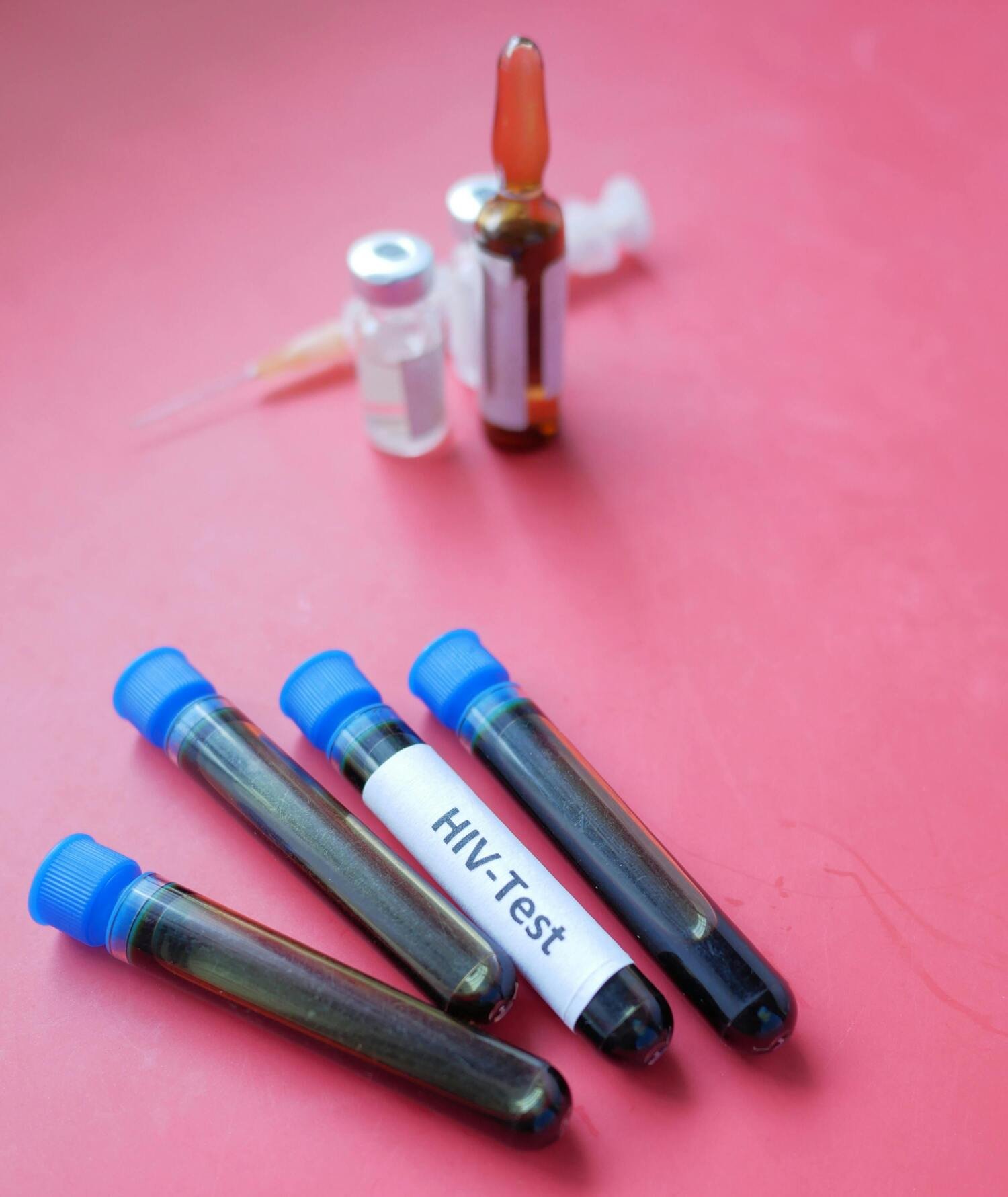blodrör och tester för hiv