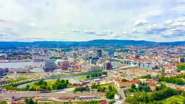 Vy över Oslo