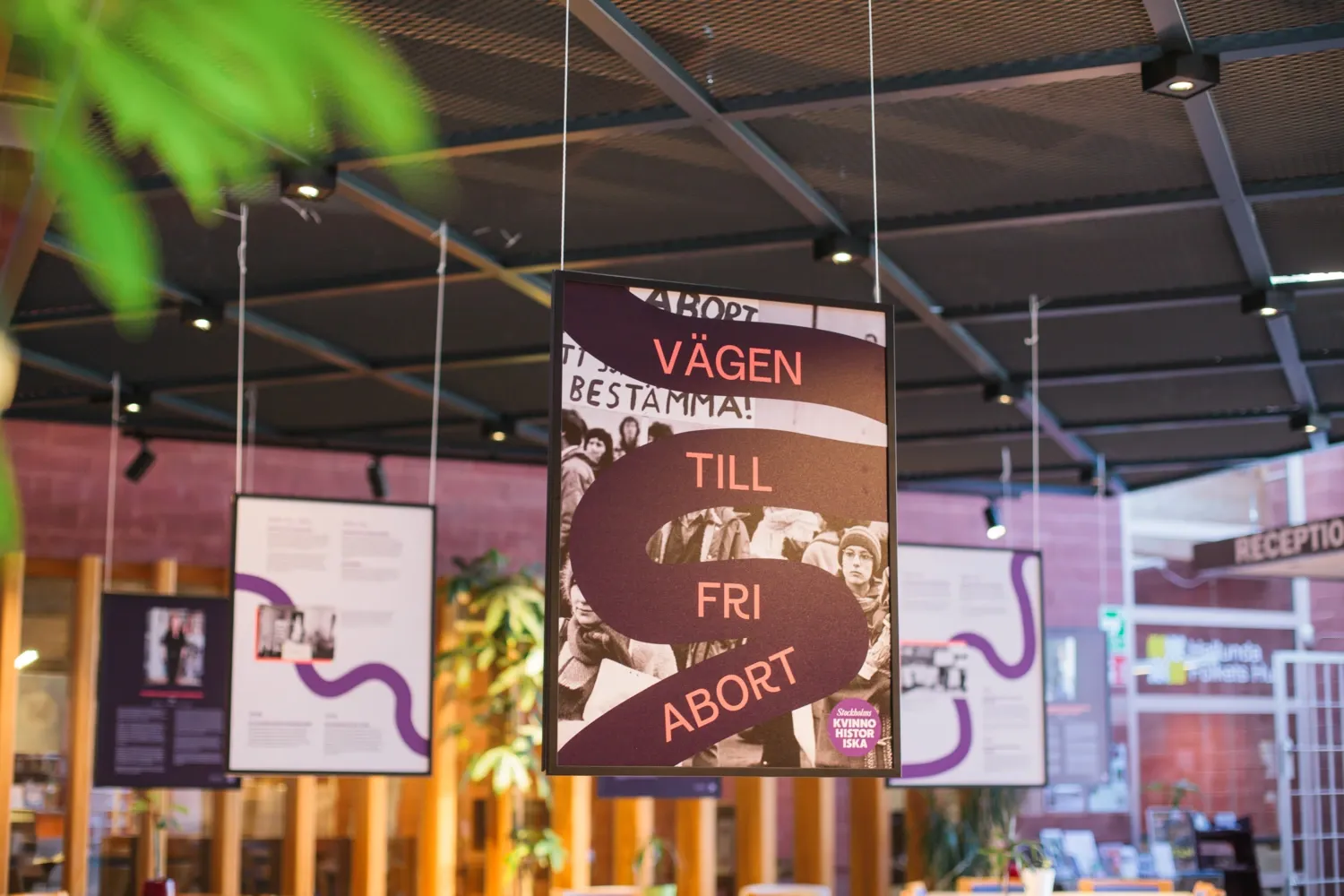 Posters från evenemang "Vägen till en fri abort"